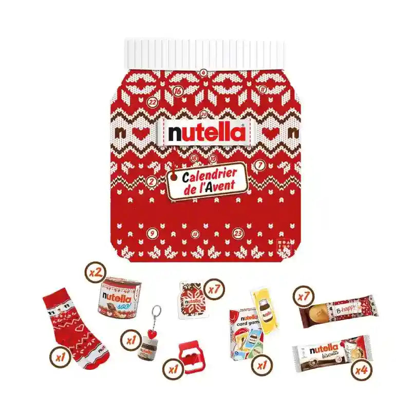 Calendrier de l’Avent Nutella 2025